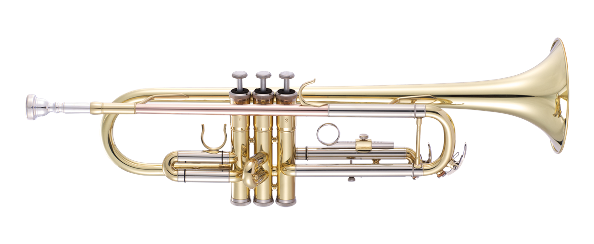 Side View of Trumpet